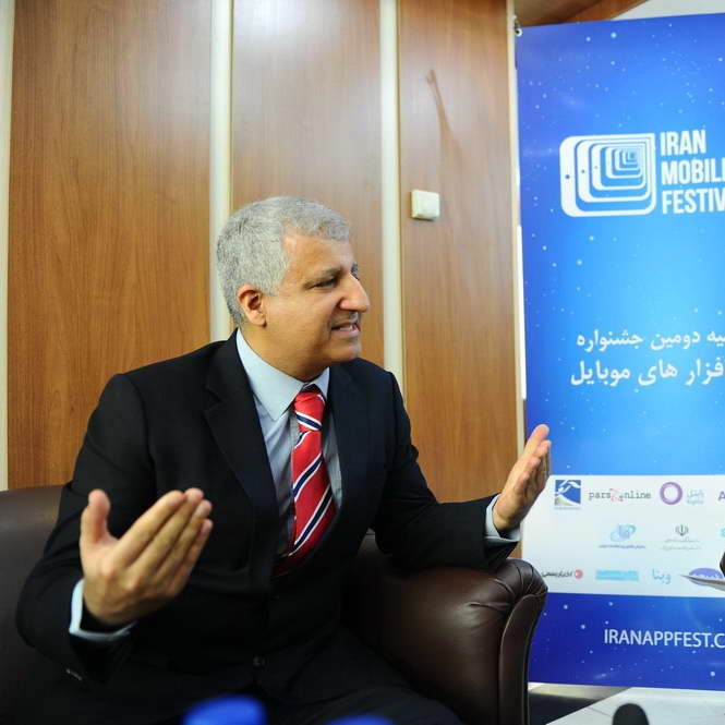 فرشاد نوشادی بانک سامان در جشنواره وب ایران